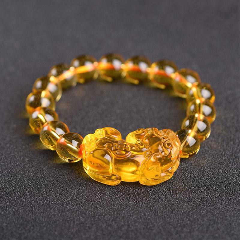 Citrine Pixiu Bracelet - Attract Wealth