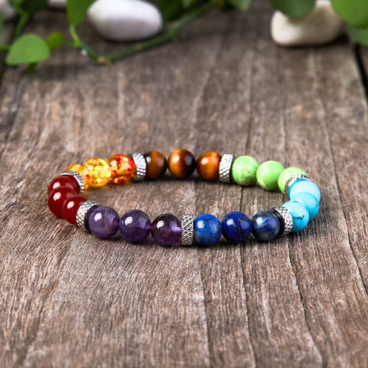 FREE! 7 Chakra Stone Bracelet